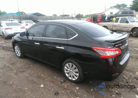 2015 Nissan Sentra S из США, поврежденный, VIN 3N1AB7AP3FY327089